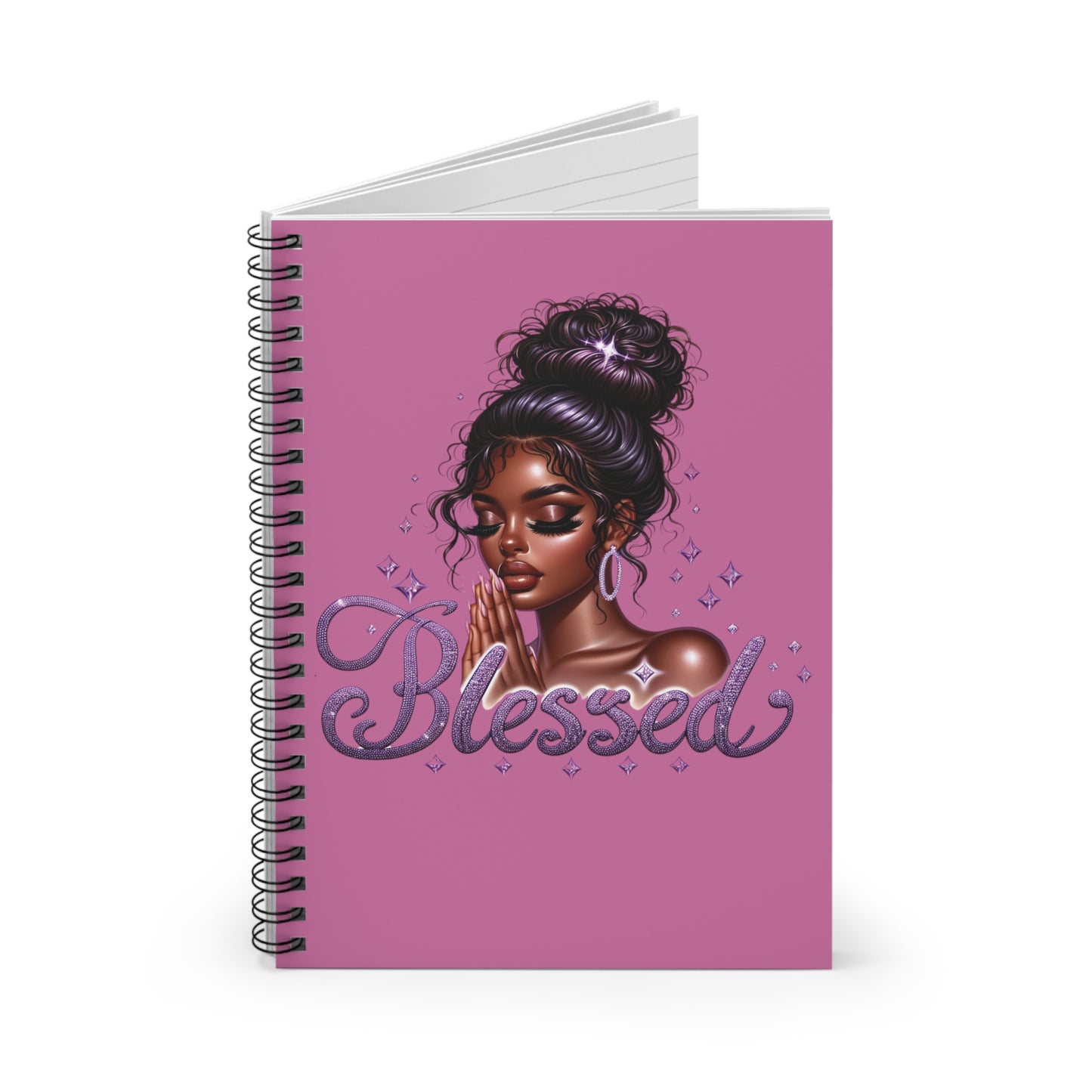 Blessed Royal Spiral Notebook - Ruled Line