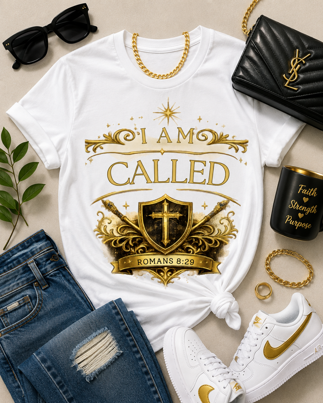 I AM Called T-Shirt | Romans 8:30 Christian Faith Tee