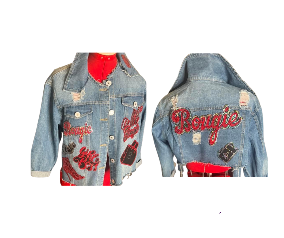 Customized Royal Bling Patch Jackets