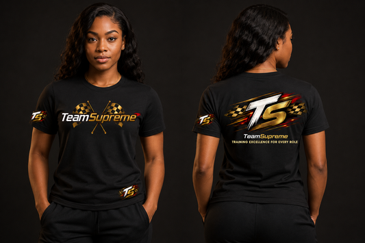 Revenue Cycle Training TS Race car. Vibes Team Tee