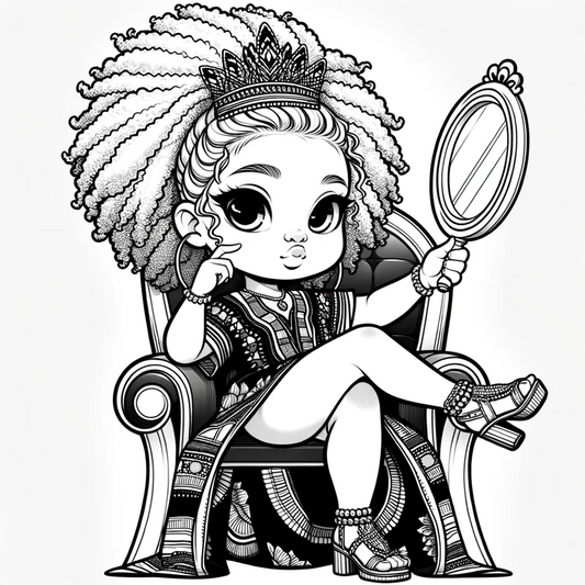 Darling Diva Coloring page