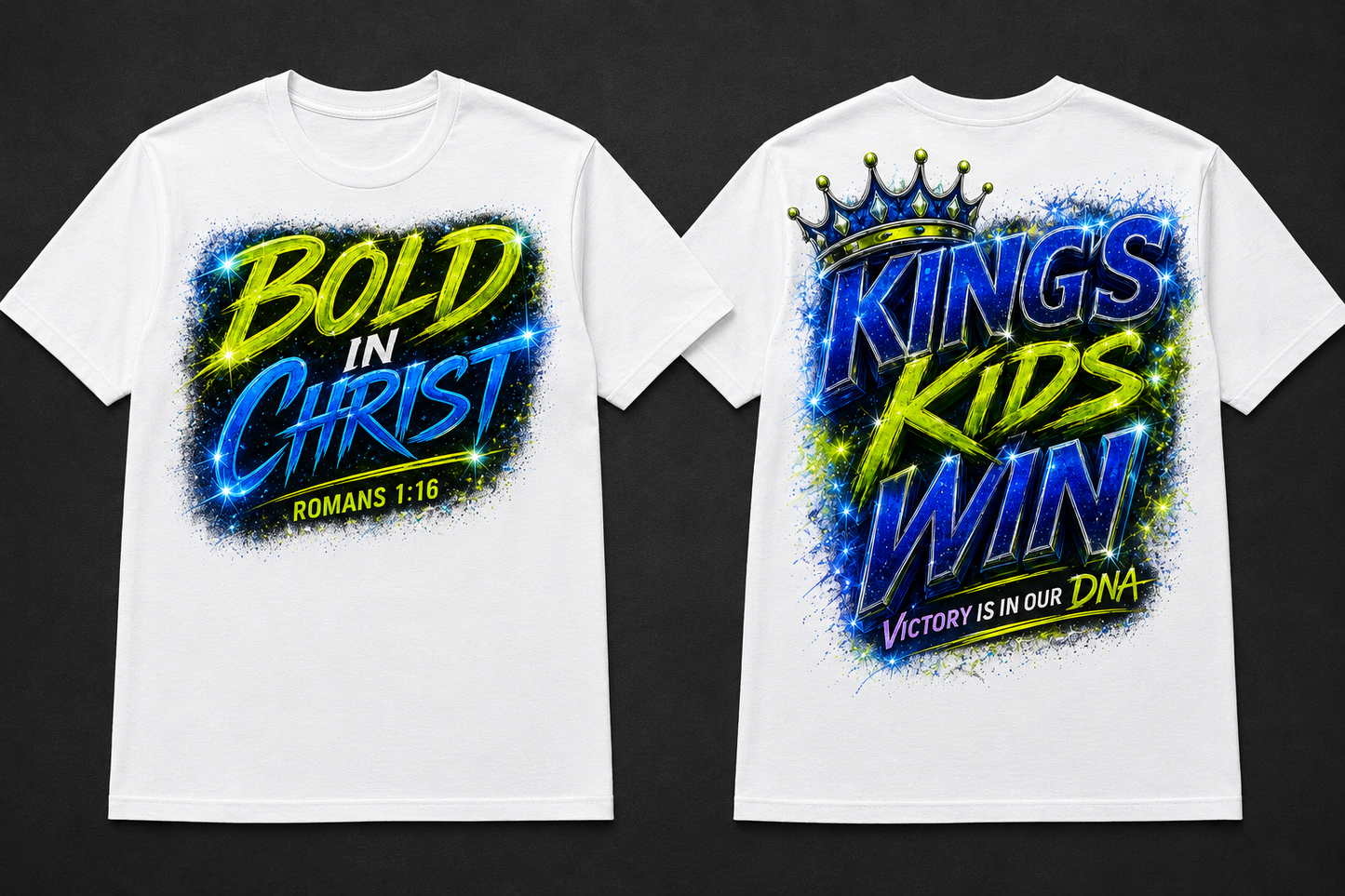 King's Kids Win — "Bold In Christ" Tee | Bloodline Edition