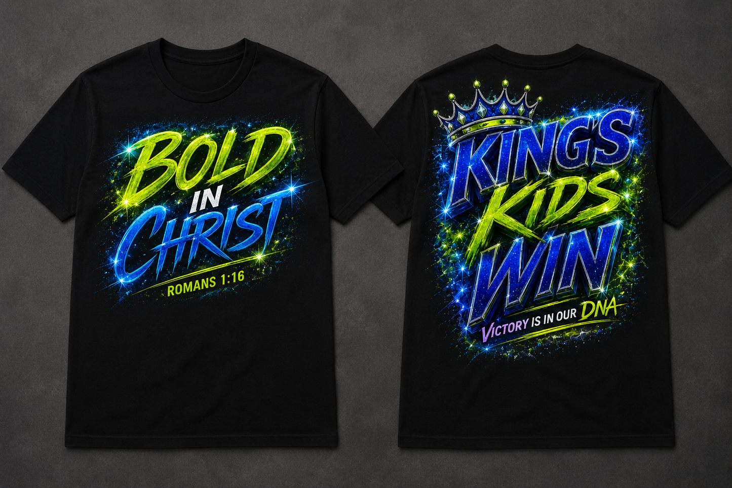 King's Kids Win — "Bold In Christ" Tee | Bloodline Edition