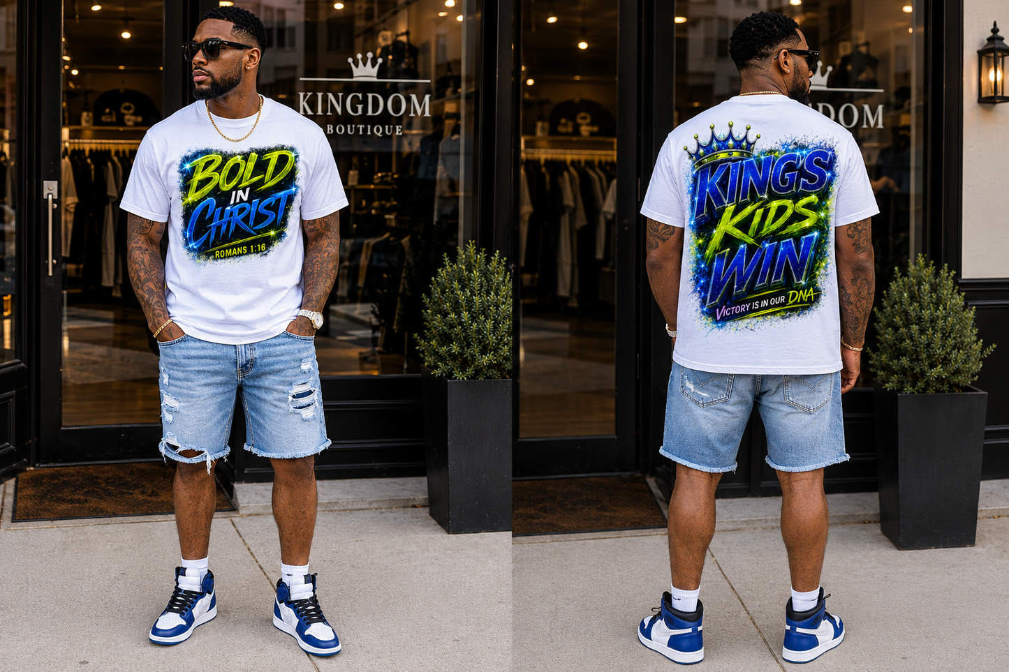 King's Kids Win — "Bold In Christ" Tee | Bloodline Edition