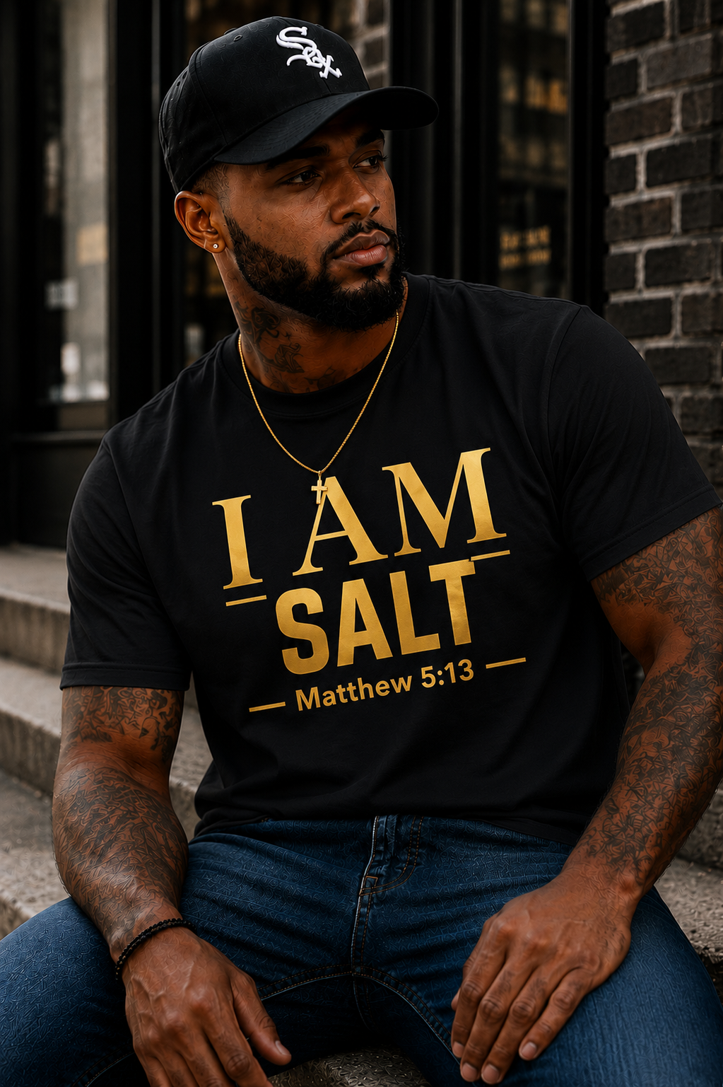 I AM Salt T-Shirt | Matthew 5:13 Christian Faith Tee