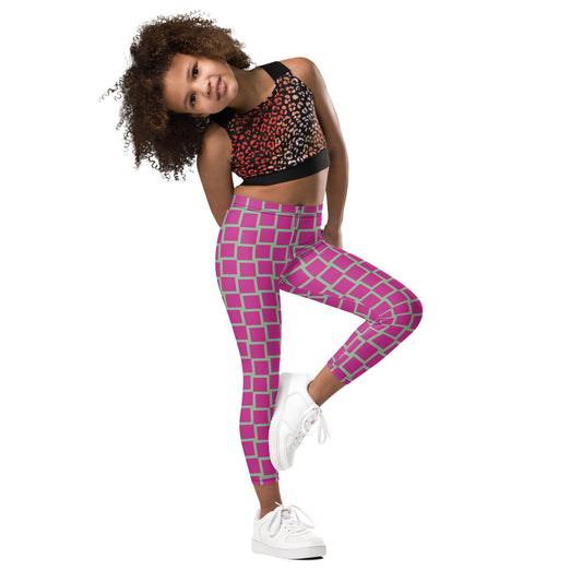 the bricks Kid's Leggings