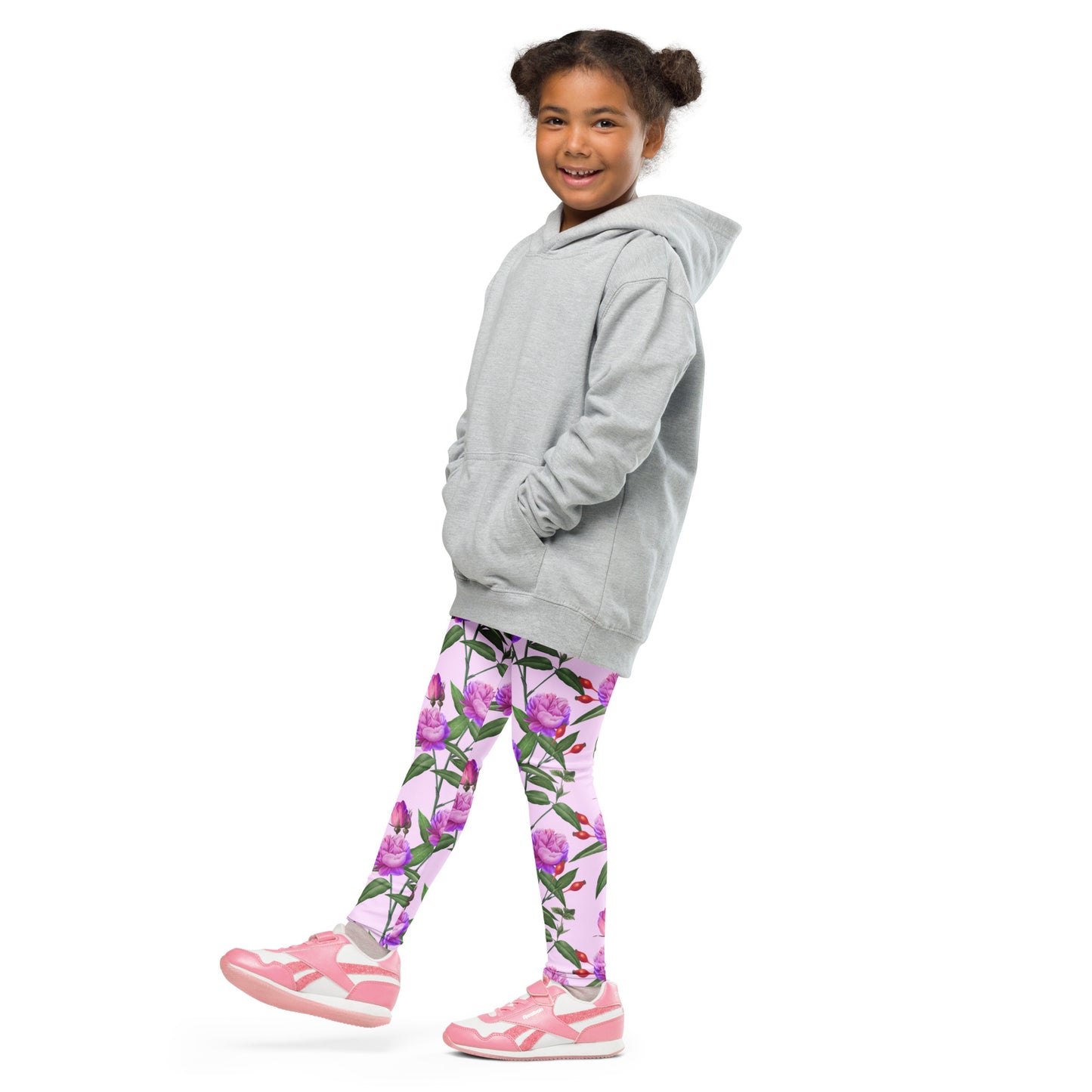 rosey purp Kid's Leggings