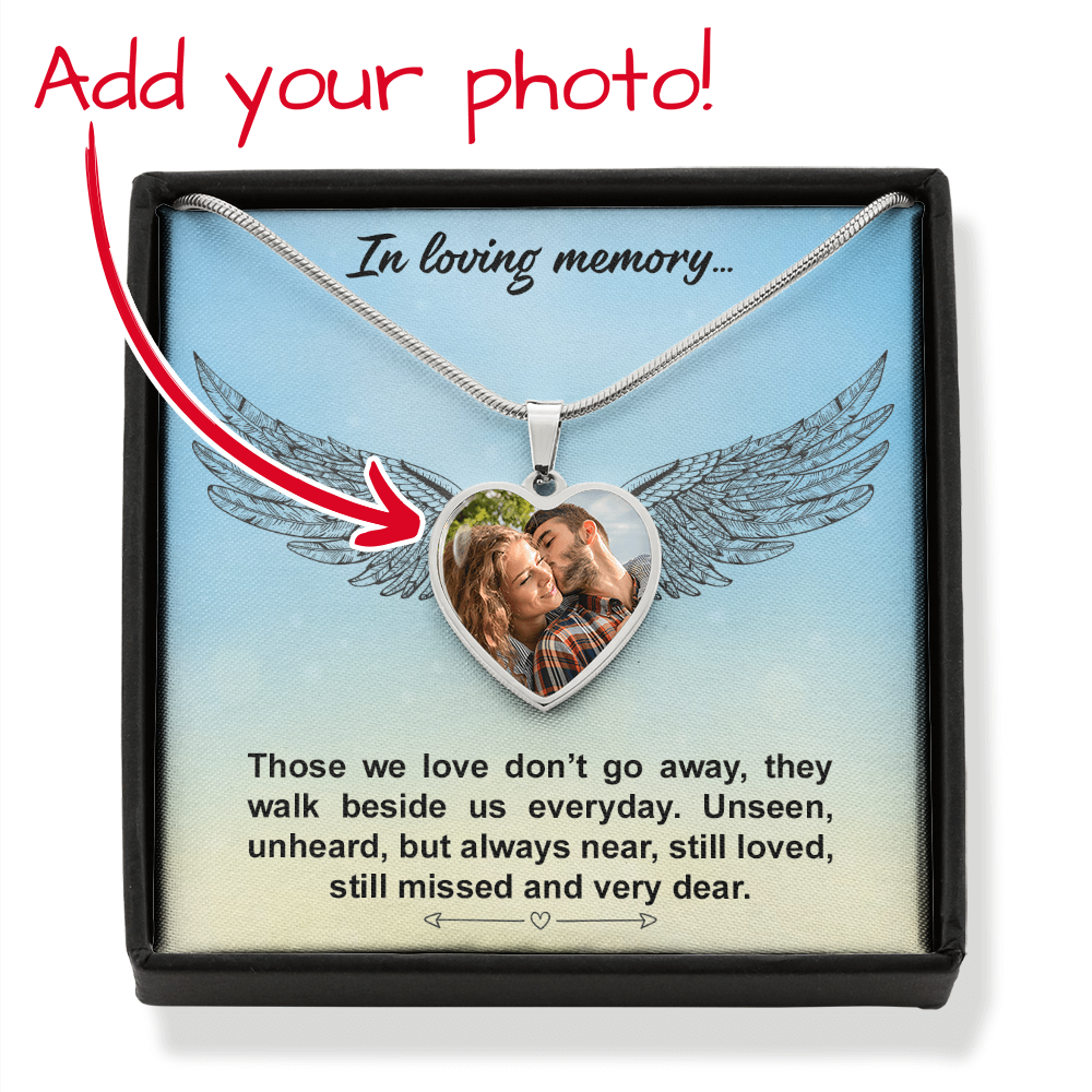 Custom Memorial Heart Necklace