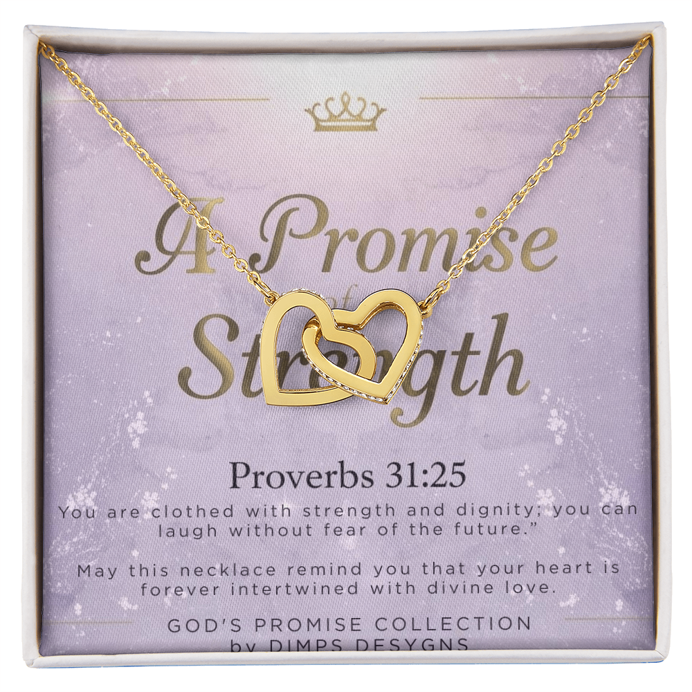 God's Promise: Interlocking Hearts Necklace
