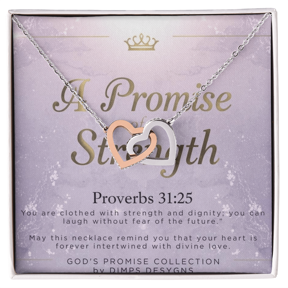 God's Promise: Interlocking Hearts Necklace