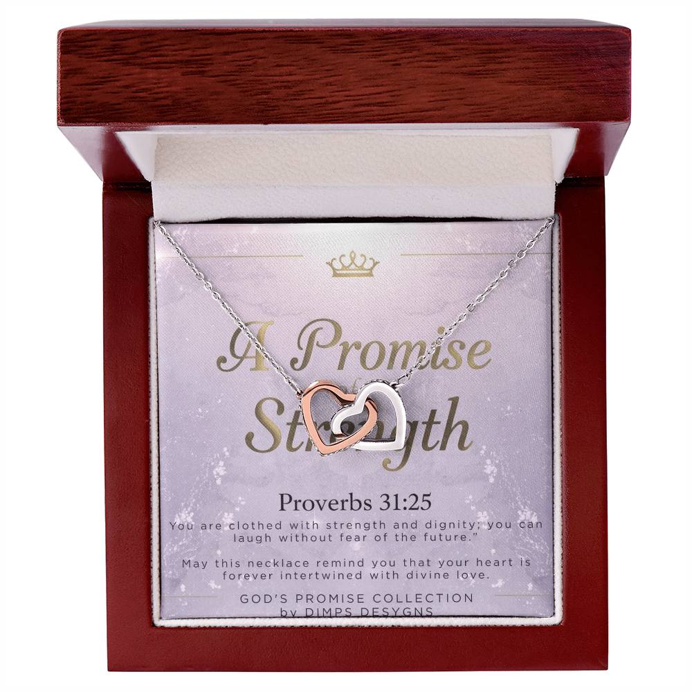 God's Promise: Interlocking Hearts Necklace