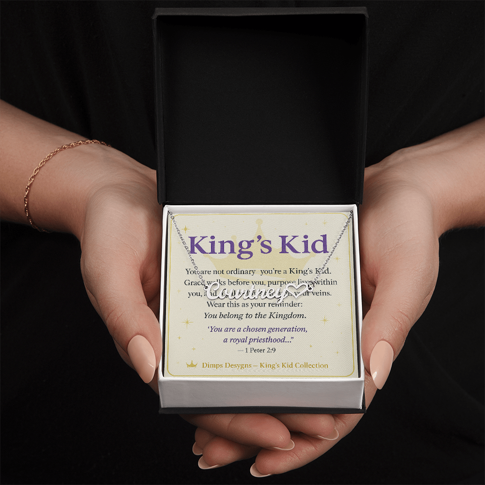 Kings Kid Name necklace