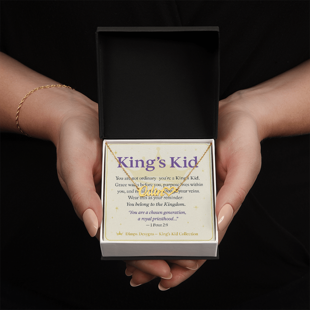 Kings Kid Name necklace
