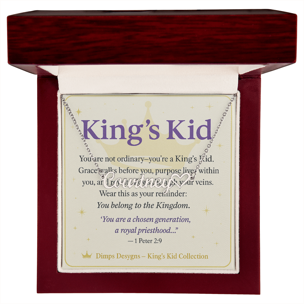 Kings Kid Name necklace