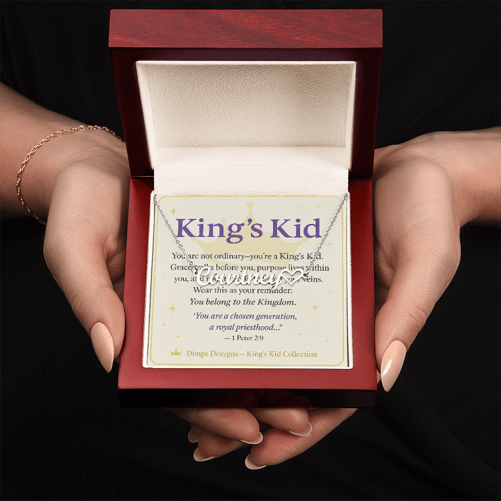 Kings Kid Name necklace