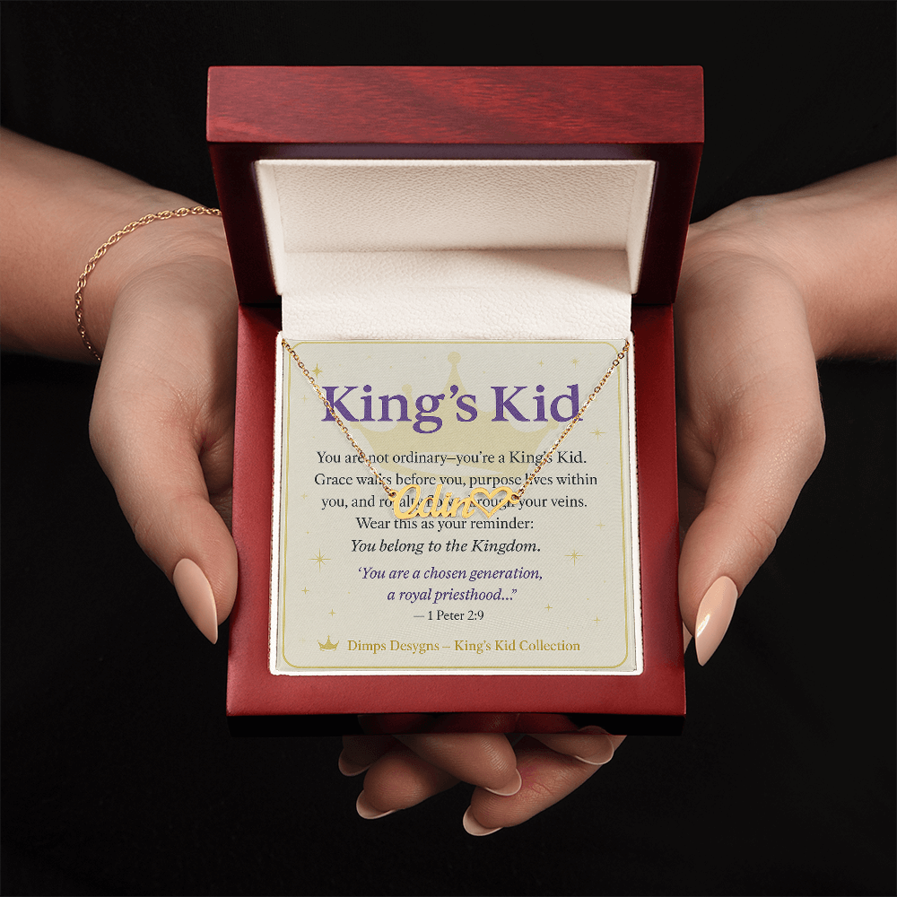 Kings Kid Name necklace