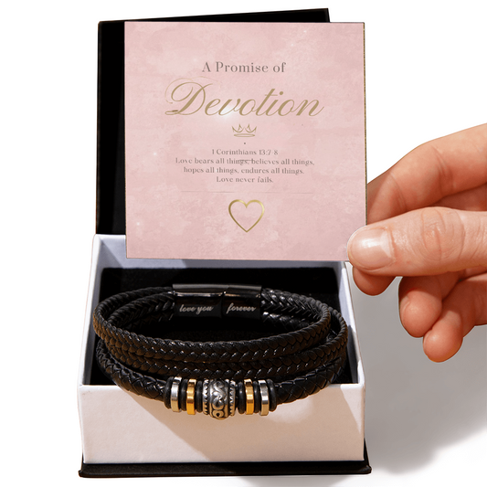 A Promise of Devotion- Love You Forever Bracelet