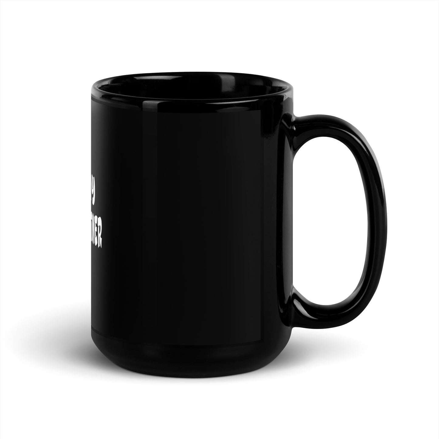 God is My Business Partner- Black Glossy Mug