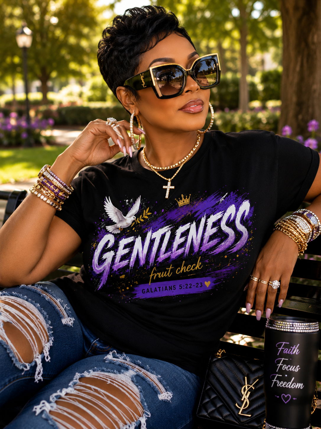 Gentleness — Strength Knows When To Be Gentle Tee