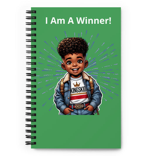 I am a winner Spiral notebook