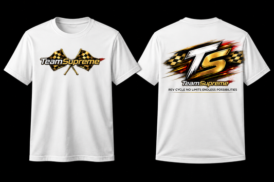 Revenue Cycle TS Race car. Vibes Team Tee