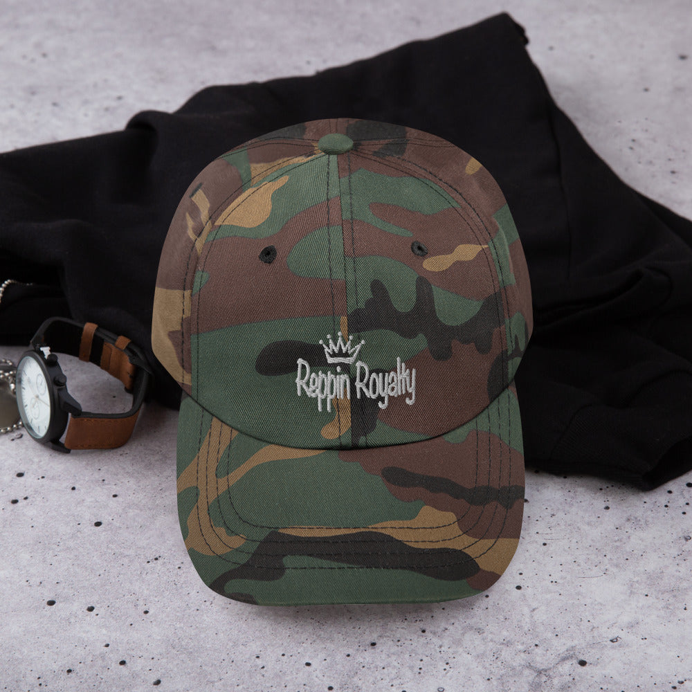 Rep Royalty Camo Dad hat